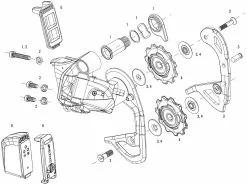 SRAM Red ETap® Rear Derailleur Spare Parts