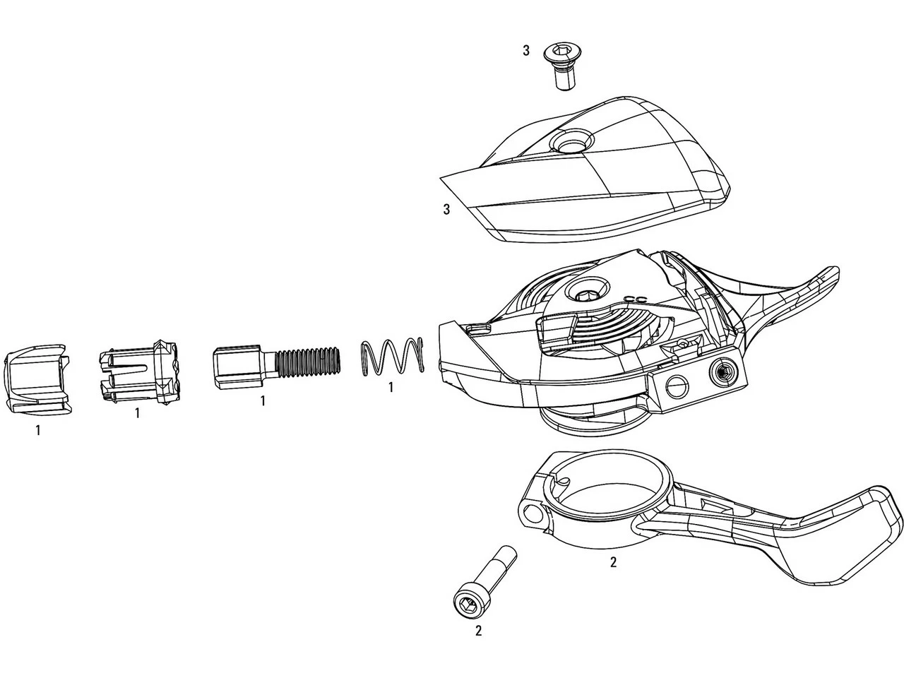 SRAM X01 Eagle Shifter Spare Parts